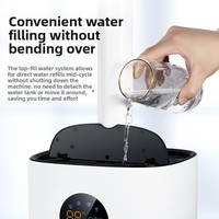 Humidificateur ultrasonique industriel et commercial 16L à pompage d'eau, alimenté par courant alternatif, avec fonction de minuterie contrôlée par application, grande capacité pour usage domestique