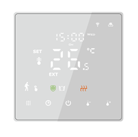 Termostato Inteligente HY608, Control Remoto por Aplicación Tuya, Programación 5+2, Ahorro de Energía y Confort