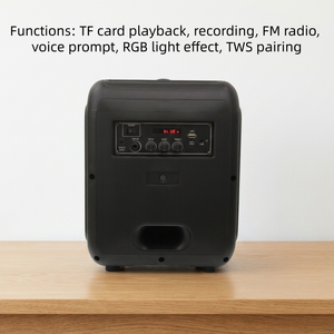 Haut-parleur sans fil puissant S803 160W avec deux microphones sans fil et batterie longue durée 8000mAh pour les marchés nocturnes et les stands <span class=keywords><strong>de</strong></span> commerçants - Product Image 5