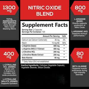 Cápsulas de óxido nítrico: suplemento de bienestar específico para adultos - Product Image 3