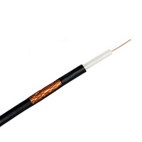 Cable coaxial serie RG con 2 cables de alimentación Cable coaxial RG59 con conductor de cobre CCA CU y PVC para cables de comunicación