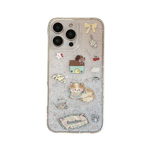 Glitter Belt Hanging Chain Adecuado para Iphone16promax Phone case 15 Cartoon Cat Dog 14 <span class=keywords><strong>11</strong></span> - Product Image 6