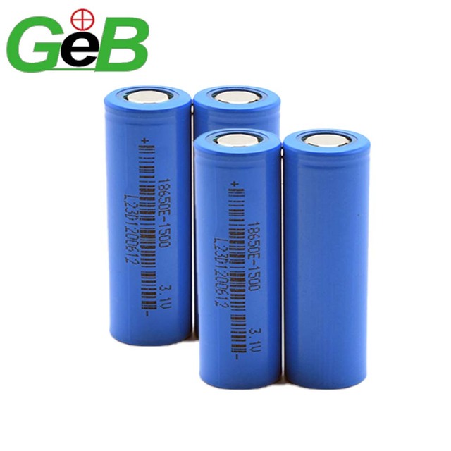 GEB Factory Sodium-ion 18650 3V 1500mAh 1.5Ah 3.1V Na-ion Battery 5C Fast Charge 10C 40C Discharge 3.0V 2Ah Na-ion SIB Battery
