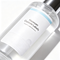 Étiquettes personnalisées Haoxuan pour flacons de toner, film brillant PP blanc, autocollants imprimés imperméables pour emballages de soins de la peau