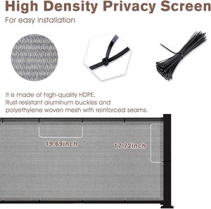 Riêng tư lưới 1m x 5m vườn sàng lọc màn hình Poly mảnh vỡ lưới màu xanh lá cây trang trại hàng rào Net cho nông nghiệp - Product Image 4