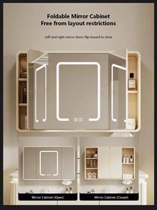New Modern Cream <strong>Bathroom</strong> Vanity Set Luxury Stone Ceramic Integrated Basin Rubber Wood <strong>Bathroom</strong> <strong>Sink</strong> <strong>Storage</strong> for Hotel Villa Use - Product Image 4