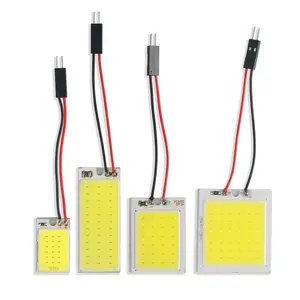 12v festoon cobSMD汽车发光二极管内面板灯C5W W5W T10汽车车顶发光二极管圆顶灯泡