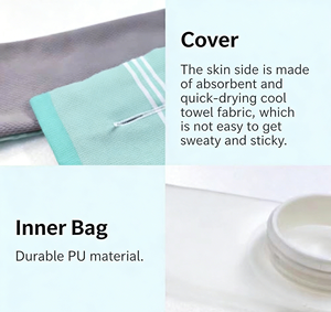 Producto de Tendencia 2026, Nuevo <span class=keywords><strong>Collar</strong></span> Refrigerante Reutilizable para el Cuello, Compresa de Hielo Refrescante para el Verano, Envoltura Refrigerante Portátil para Deportes al Aire Libre y Trabajo - Product Image 2