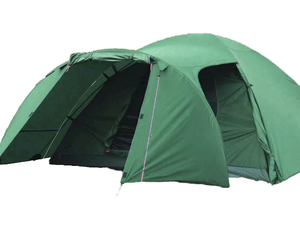 Tente de camping familiale d'extérieur avec structure double couche à armature droite, étanche et robuste, indice d'étanchéité 3000 mm - Product Image 1