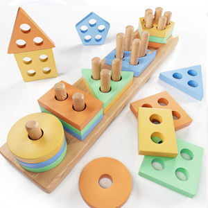 Jouets en bois pour enfants, cadeaux d'<span class=keywords><strong>anniversaire</strong></span> pour garçons et filles d'<span class=keywords><strong>un</strong></span> <span class=keywords><strong>an</strong></span> - Product Image 3