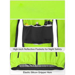 Conjunto de Jersey de Ciclismo de bicicleta deportiva con impresión de logotipo personalizado de secado rápido de verano de alta calidad, chaqueta de ciclismo, Jersey de bicicleta de lana térmica - Product Image 6