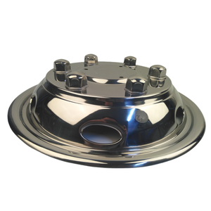 Copri ruota 304 in acciaio inossidabile <span class=keywords><strong>da</strong></span> <span class=keywords><strong>16</strong></span> pollici per Isuzu NPR KINGLONG per TOYOTA COASTER HY-016-010 - Product Image 1