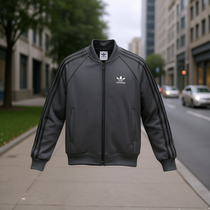 Chaqueta Deportiva Reversible Adidas Originals para Hombre, Color Carbón, con Cierre, Estilo Deportivo, Otoño Invierno, Corte Regular - Product Image 2