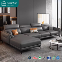 Canapé d'angle Chesterfield inclinable moderne pour appartement, villa, salon, meubles certifiés CE, ROHS, IOS9001