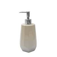Distributeur de savon en céramique bleu clair dégradé oriental bon marché bouteilles de shampoing accessoires de salle de bains pour la décoration d'hôtel et de maison