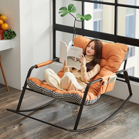 Canapé paresseux 2025 moderne deux places pour adultes avec design en L, hauteur réglable et tissu doux et confortable pour la détente à domicile