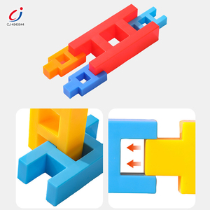 Chengji Nhựa Bảng Chữ Cái Khối Chơi Thiết Lập Giáo Dục Đầy Màu Sắc Hình Chữ H 40Pcs Nhựa Xây Dựng Khối Bộ Đồ Chơi Giáo Dục - Product Image 2