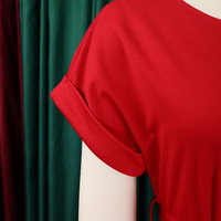 Ensemble court décontracté d'été pour femme en tissu élastique uni sans col, respirant, au-dessus du genou, pour usage quotidien
