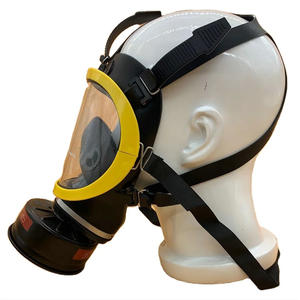 Masker <span class=keywords><strong>Respirator</strong></span> wajah penuh, untuk bahan kimia dengan Filter tunggal <span class=keywords><strong>Respirator</strong></span> pemutus api - Product Image 2