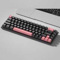 Groothandel Hot Swap 68-toetsen gamingtoetsenbord zwart-wit kantoortoetsenbord voor pc computer laptop