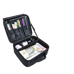 Toptan şık kolu makyaj fırçası düzenleyici kozmetik saklama çantası seyahat için