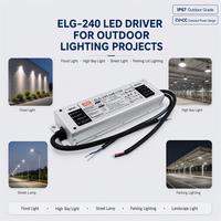 Alimentation à découpage MeanWell ELG-240 240W pour LED, 24V 36V 42V 48V 54V AC/DC, étanche IP67, courant et tension constants, SMPS
