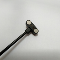 Câble de charge magnétique 4 broches, connecteur 5A à charge rapide, fil Pogo Pin USB AM vers 2 broches, connecteur de câble magnétique Pogo Pin 4 broches