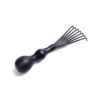 Brosse à cheveux en bois d'usine Peigne en croissant Brosse à poils de sanglier Ensemble de brosses à cheveux en bambou pour des soins capillaires complets