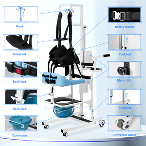 Silla con orinal <span class=keywords><strong>de</strong></span> elevación al por mayor moderna silla <span class=keywords><strong>de</strong></span> <span class=keywords><strong>ruedas</strong></span> <span class=keywords><strong>de</strong></span> transferencia móvil asiento <span class=keywords><strong>de</strong></span> elevación eléctrica - Product Image 3