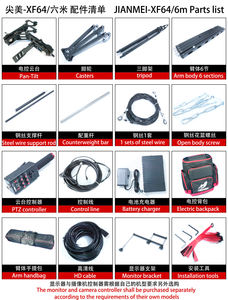 Jianmei, popular cámara Sonny, grúa basculante, torre, controlador de producción de vídeo, inclinación eléctrica, Tiktok, <span class=keywords><strong>Facebook</strong></span> - Product Image 4