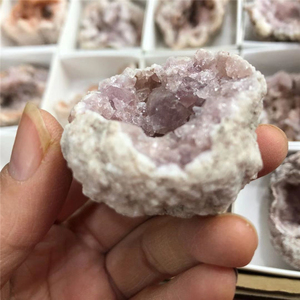 Groothandel Superieure Kwaliteit Natuurlijke Agaat Geode Crystal Cluster Geschenkdoos Roze Paars Agaat Geode Voor Home Decoratie - Product Image 6