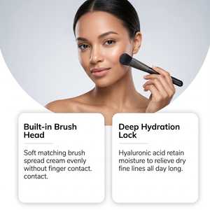 Crème hydratante pour le visage, hydrate et adoucit la peau, procure une texture soyeuse et éclatante, soin quotidien confortable pour la peau - Product Image 3