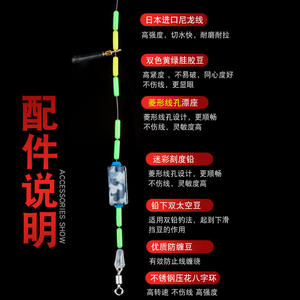 สายเอ็นตกปลาไนลอนนำเข้าจากยูกุย ความยาว 9 เมตร ความแข็งแรงสูง ชุดสายหลักสำเร็จรูป สำหรับชุดลอยตกปลาในทะเลสาบและแม่น้ำ - Product Image 1