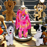 Peaux de peluches personnalisées multi-tailles DIY sans rembourrage pour animaux (ours, chien) – Jouets en peluche de dessin animé sans rembourrage