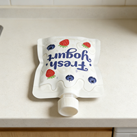 Ensemble d'été personnalisé pour hommes 2026 – Sachets jetables de luxe avec bec verseur pour thé au lait, yaourt et boissons (100 ml à 500 ml)