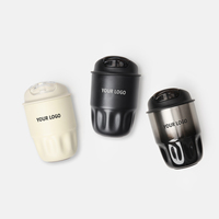 Mug de voyage isotherme intelligent 260 ml, tasse ODM/OEM, thermos en acier inoxydable avec couvercle sans BPA, logo personnalisable, 8,8 oz