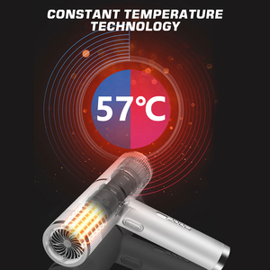 Sèche-cheveux w à faible bruit, appareil à Air chaud et froid, sèche-cheveux sans feuilles avec concentrateur, 3 vitesses - Product Image 5