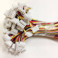 أسلاك نحاسية مطلية بالقصدير مخصصة بـ 2-6 دبابيس مع محولات JST XH/SH/ZH Molex، معزولة بالنايلون/PVC بتصنيف IP66 للإلكترونيات الحاسوبية