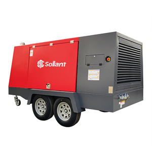 Kompresor Udara Sekrup Portabel Diesel 375CFM untuk Eksplorasi Geoteknik, Pengambilan Sampel Tanah, dan Pengujian Seismik - Product Image 3