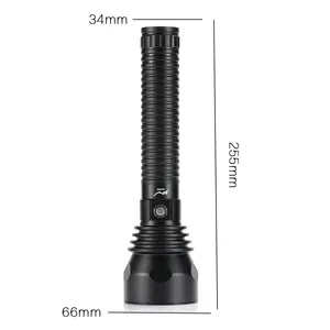 Drop Shipping XHP70.2 LED Flashlight Waterproof Diving Torch Underwater Durable Flashlight for Diving