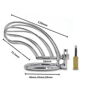 40/45/50Mm Bird Cage <strong>Chastity</strong> <strong>Device</strong> For Penis Rings Cb6000s <strong>Cb6000</strong> Cb3000 Multiple Sizes To Choose From - Product Image 2