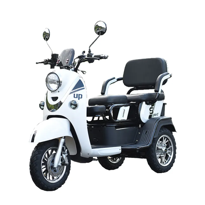 Складные электрические скутеры из алюминиевых материалов, 1000 Вт, 3-колесный электрический скутер с сиденьем для пожилых людей