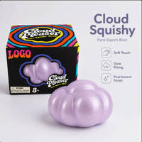 Cube Squishy Cloud Crunchy, Jouet Fidget à Remontée Lente, Jouet Sensoriel Anti-Stress, Cadeau de Fête, Boîte Mystère, Vente en Gros