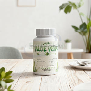 Capsules d'<span class=keywords><strong>aloe</strong></span> <span class=keywords><strong>vera</strong></span> pour adultes, efficacité pour soutenir le système immunitaire, certifiées ISO22000, <span class=keywords><strong>bienfaits</strong></span> pour la santé, chaque capsule - Product Image 4