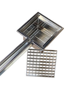 Drenaje Lineal Industrial de Acero Inoxidable de Alta Resistencia con Pendiente Integrada para Sistema de Drenaje Interior - Product Image 4