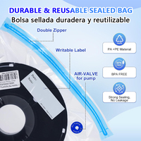 Bolsas de Almacenamiento al Vacío para Filamento con Bomba Manual/Eléctrica, Kit de Bolsas de Almacenamiento al Vacío para Filamento 3D, para Filamento PLA, ABS, PETG, Nylon, TPU