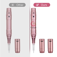 Draadloze Permanente Make-Up Machine Cordless Pmu Wenkbrauw Tattoo Machine Pen Digitale Microblading Eyeliner Lip Met 2 Batterij