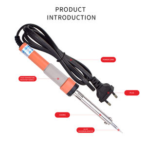 <span class=keywords><strong>Fer</strong></span> à <span class=keywords><strong>souder</strong></span> électrique portable <span class=keywords><strong>30</strong></span>-60W avec pince 220V DC Pencil Grip Design pour la maison ou le bureau - Product Image 3