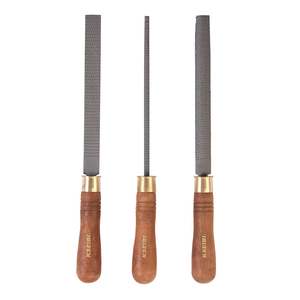 Kseibi Rasp Bestand Set <span class=keywords><strong>3</strong></span>-PC Houten Handvat Dubbele Side Paard Farrier Gereedschap Barefoot Trimmen Bestand - Product Image 3