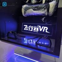 Jeux d'arcade Play Station Ensemble complet Réalité virtuelle 9d Cinéma Machine de jeu vidéo 360 VR Chaise Roller Coaster Flight Simulator